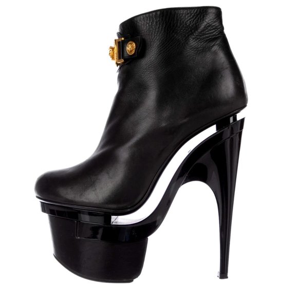 VERSACE Medusa Platform Booties - Picture 2 of 5